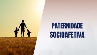 Paternidade socioafetiva [upl. by Vas]