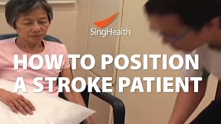 How To Position A Stroke Patient [upl. by Ellenoj355]