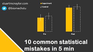 Ten Statistical Mistakes in 5 Min [upl. by Neukam]