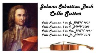 Johann Sebastian Bach  Cello suites in 432 Hz great for reading or studying [upl. by Yesrej]