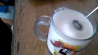 Aerolatte Review Frothing Cold Milk In Under 1 Minute [upl. by Nyret]